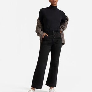 Everlane Wide Leg Jean in black (sz 26 ankle)